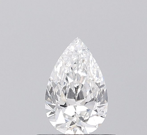 0.52 carat F-SI1 Natūralus Pear Deimantas (1)
