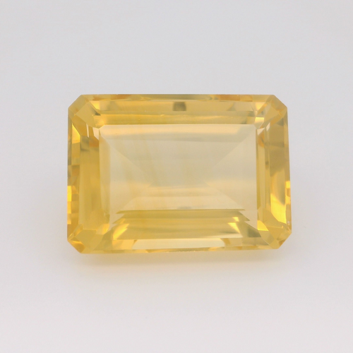 30.55 carat YELLOW STEP cut Octagonal Citrine (1)