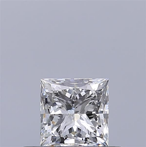 0.4 carat D-VVS2 Natūralus Princess Deimantas (1)