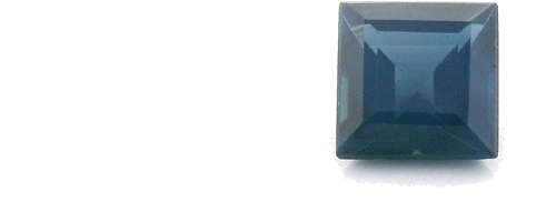 0.61 carat BLUE STEP cut Square Safyras (1)