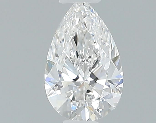 0.3 carat E-VS1 Natūralus Pear Deimantas (1)
