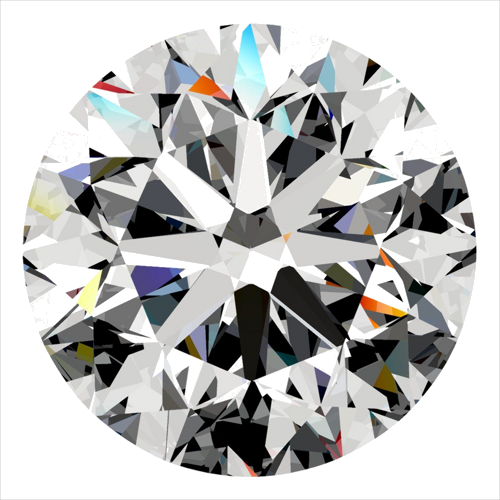 0.4 carat F-VS2 Very Good cut Natūralus Round Deimantas (1)