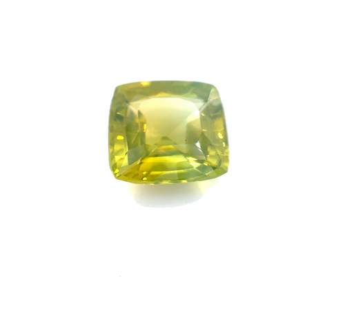 5.69 carat GREEN Asscher Zircon (1)
