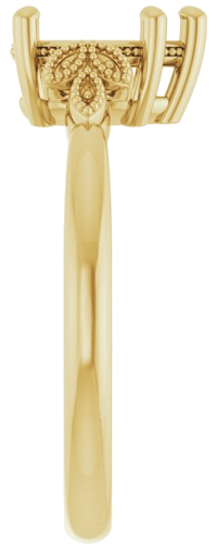 Sužadėtuvių Žiedas „Solitaire“ 14k yellow gold Pear 8mm x 5mm (4)