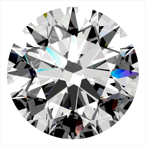 0.4 carat D-SI1 Excellent cut Natūralus Round Deimantas (1)