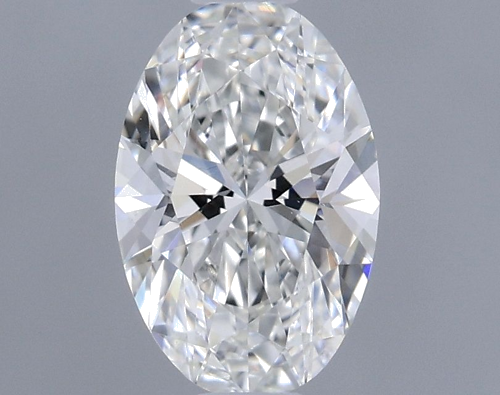 0.5 carat G-VS2 Natūralus Oval Deimantas (1)