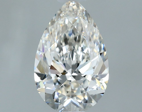 0.71 carat H-IF Natūralus Pear Deimantas (1)