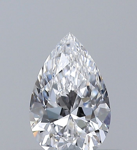 0.33 carat D-IF Natūralus Pear Deimantas (1)