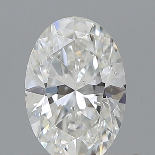 0.51 carat F-SI1 Natūralus Oval Deimantas (1)