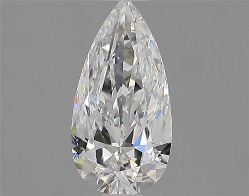 0.5 carat E-VS1 Natūralus Pear Deimantas (1)