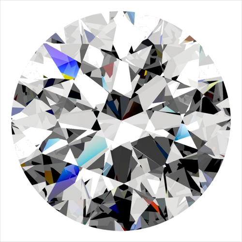 0.33 carat G-SI1 Excellent cut Natūralus Round Deimantas (1)