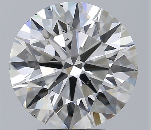 3.2 carat E-SI1 Excellent cut Natūralus Round Deimantas (1)