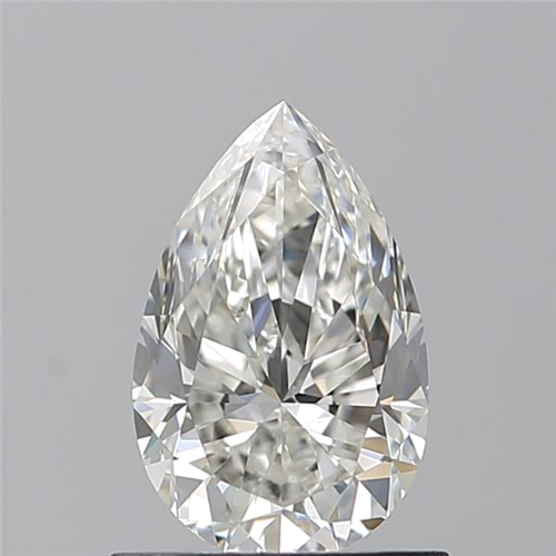 0.9 carat H-VS1 Natūralus Pear Deimantas (1)
