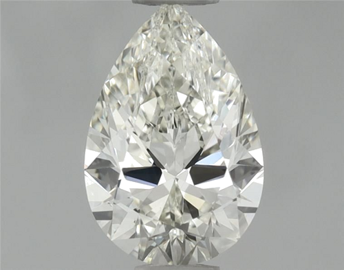 0.6 carat K-VS2 Natūralus Pear Deimantas (1)