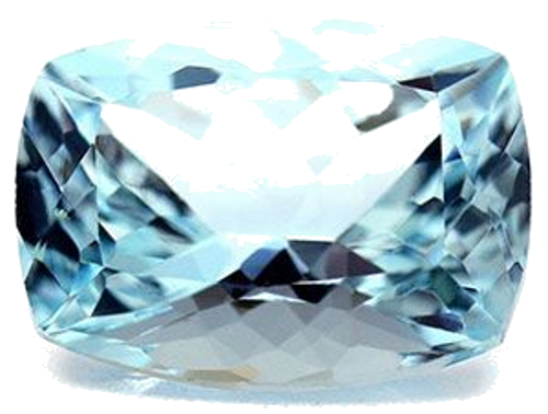 4.64 carat BLUE Cushion Aquamarine (1)