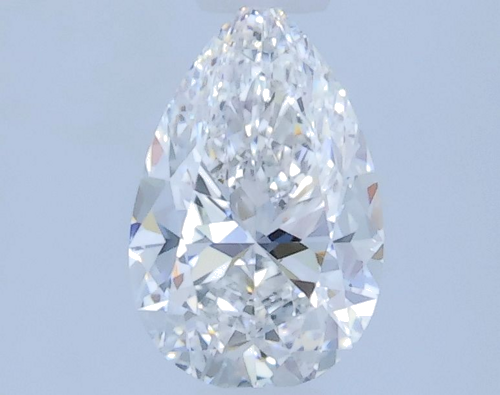 0.4 carat F-IF Natūralus Pear Deimantas (1)