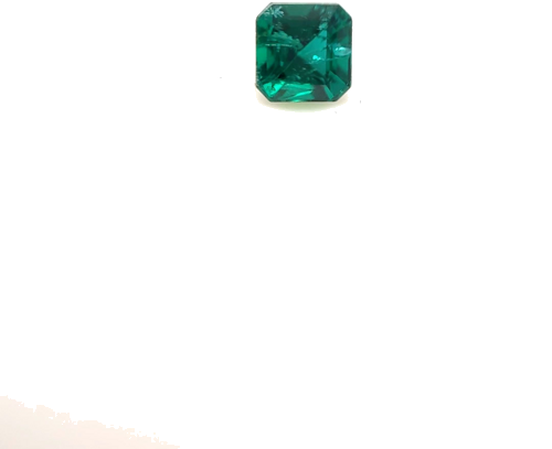 0.28 carat GREEN Asscher Smaragdas (1)
