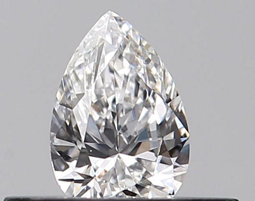 0.25 carat E-VVS1 Natūralus Pear Deimantas (1)