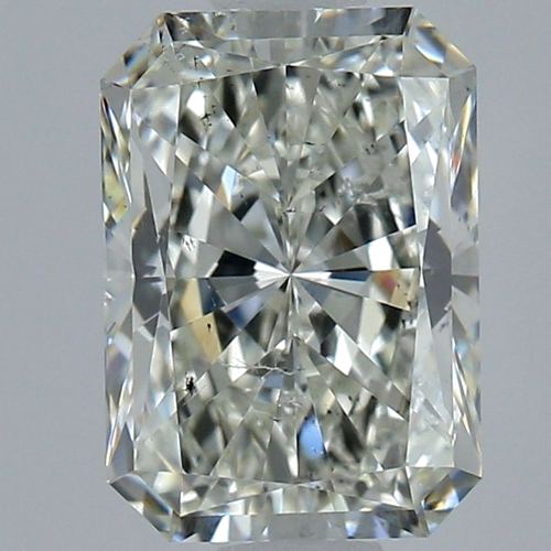 2.01 carat J-SI2 Natūralus Radiant Deimantas (1)