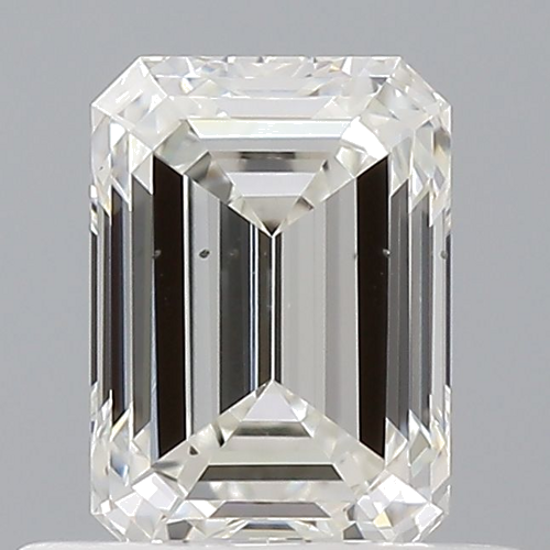 0.7 carat H-SI1 Natūralus Emerald Deimantas (1)