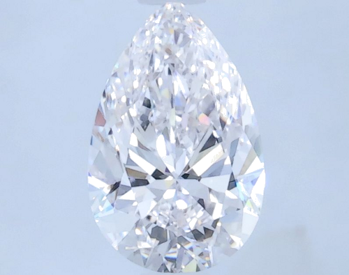 1.0 carat E-VVS2 Natūralus Pear Deimantas (1)