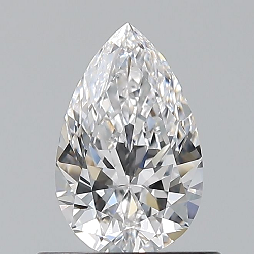 0.6 carat D-VVS2 Natūralus Pear Deimantas (1)