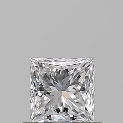 0.57 carat E-VS2 Natūralus Princess Deimantas (1)