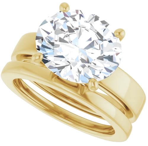 Sužadėtuvių Žiedas 14k yellow gold Oval 12mm x 10mm (10)