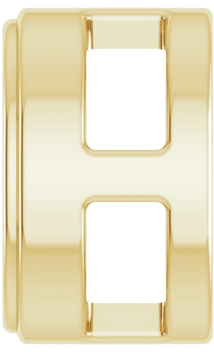 Pakabukas „Oval Bezel-Set Slide“ 14k yellow gold Oval 5mm x 3.5mm (3)