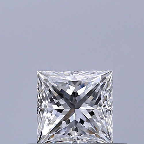 0.4 carat D-VVS1 Natūralus Princess Deimantas (1)