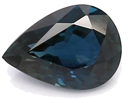 0.84 carat BLUE MODIFIEDBRILLIANTSTEP cut Pear Safyras (1)