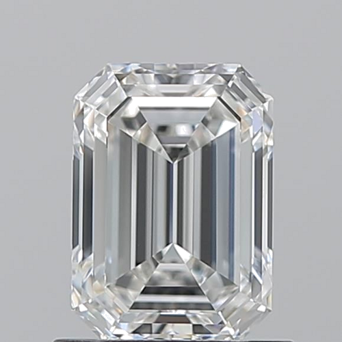 1.01 carat F-VVS2 Natūralus Emerald Deimantas (1)