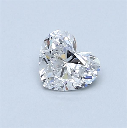 0.46 carat D-VS1 Natūralus Heart Deimantas (1)