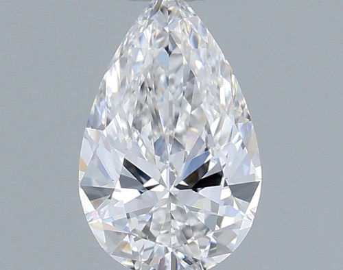 0.4 carat D-VS1 Natūralus Pear Deimantas (1)