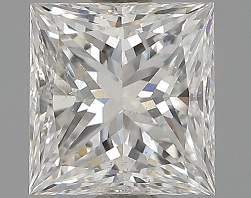 0.53 carat F-SI1 Natūralus Princess Deimantas (1)