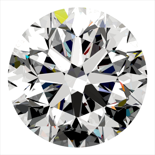 0.3 carat D-SI2 GD cut Natūralus Round Deimantas (1)
