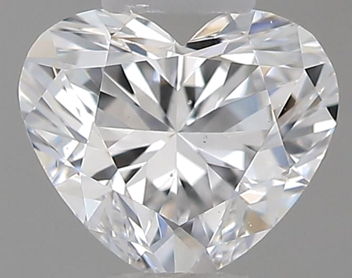 0.3 carat D-VS2 Natūralus Heart Deimantas (1)