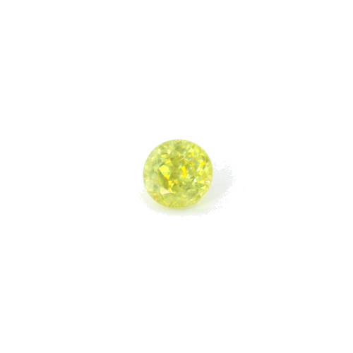 0.65 carat YELLOW Round Sphene (1)