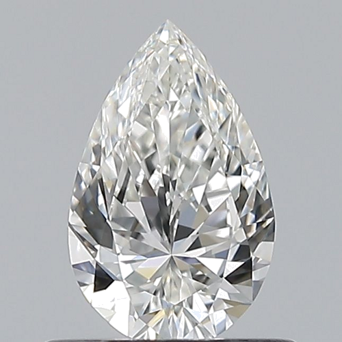 0.52 carat H-IF Natūralus Pear Deimantas (1)