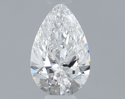 0.3 carat D-VS2 Natūralus Pear Deimantas (1)