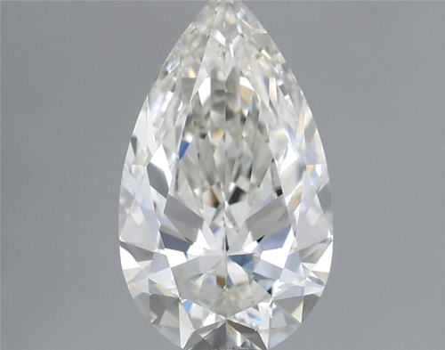 0.7 carat H-VVS1 Natūralus Pear Deimantas (1)