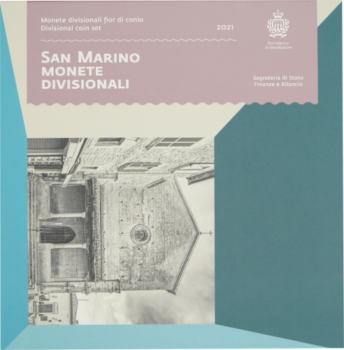 2021 San Marino Euro Coin BU Set (5)
