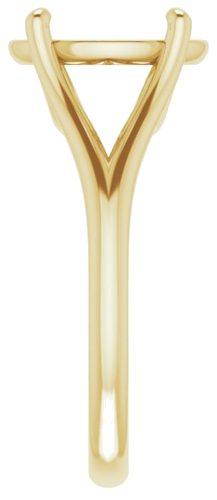 Sužadėtuvių Žiedas „Solitaire“ 14k yellow gold Oval 11mm x 9mm (4)