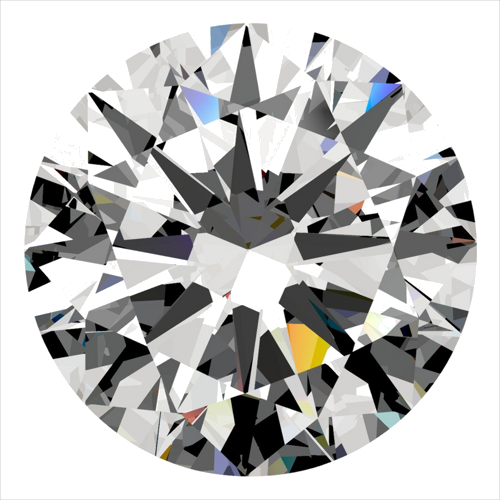 0.4 carat I-VS2 Very Good cut Natūralus Round Deimantas (1)