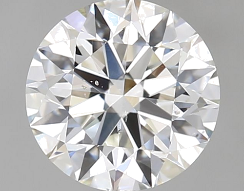 0.71 carat I-SI1 Excellent cut Natūralus Round Deimantas (1)
