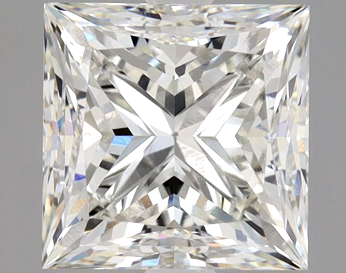 2.01 carat H-VVS2 Natūralus Princess Deimantas (1)