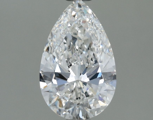 1.0 carat G-VS2 Natūralus Pear Deimantas (1)