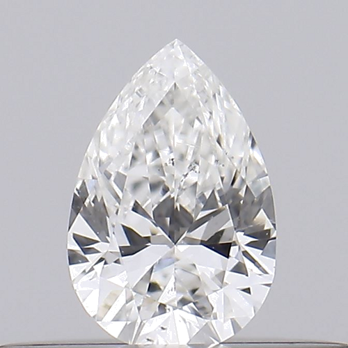 0.19 carat F-SI1 Natūralus Pear Deimantas (1)