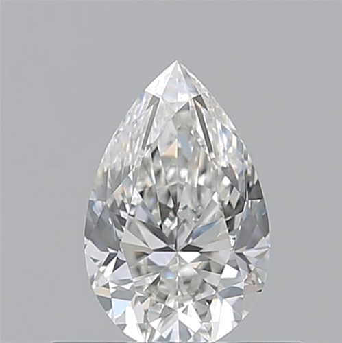 0.51 carat G-VVS2 Natūralus Pear Deimantas (1)