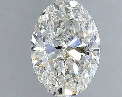 0.9 carat H-VS2 Natūralus Oval Deimantas (1)
